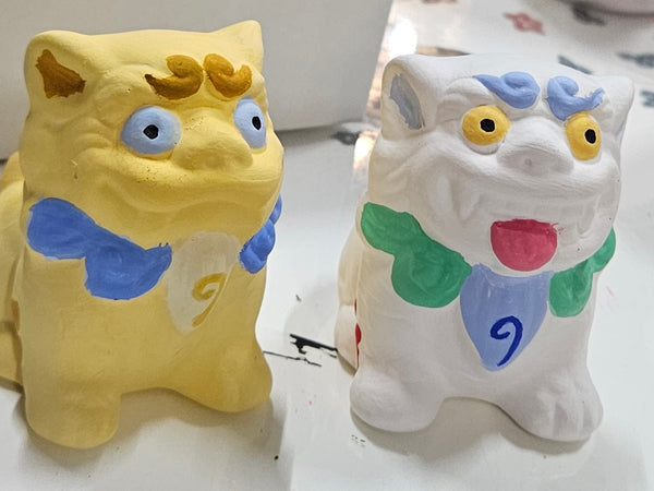 絵付けキット沖縄シーサーペア