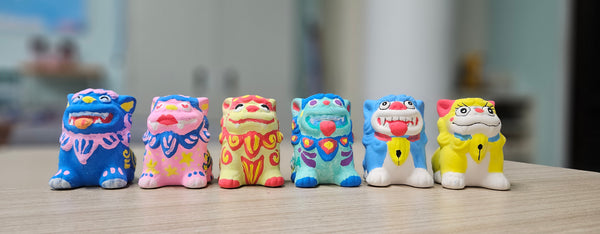 絵付けキット沖縄シーサーペア