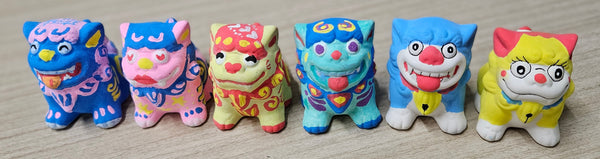 絵付けキット沖縄シーサーペア