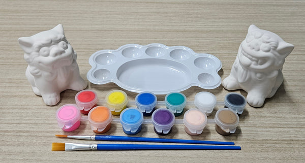 絵付けキット沖縄シーサーペア